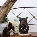 "Owl's Solace" Owl Candle Holder