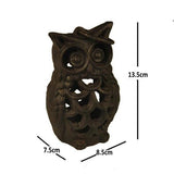"Owl's Solace" Owl Candle Holder