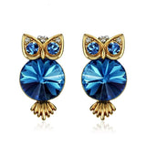 "Agathe" Owl Earrings
