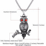 "Sandrine" Owl Necklace
