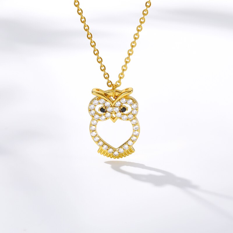 "Celestina" Owl Necklace