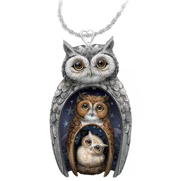 "Julie" Owl Necklace
