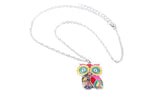 "Spring Colors" Owl Necklace