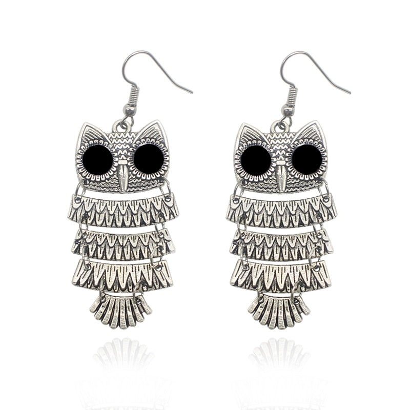 "Julia" Owl Earrings