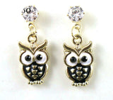 "Autumn" Owl Earrings