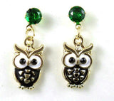 "Autumn" Owl Earrings