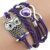 "Infinity" Owl Bracelet