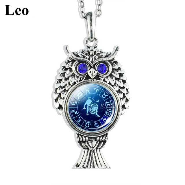 "Zodiac Signs" Owl Necklace