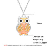 "Apolline" Owl Necklace